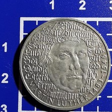 5 Mark CuNi coins Heiermann West Germany Karl Marx 1983 J