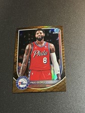 2025-26 Bowman Basketball CHROME Reptilian Refractor BCV-154 Paul George, Phil