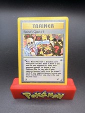 Blaine's Quiz #1 97/132 Rare Gym Heroes Pokemon Unlimited LP on eBay