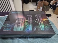 Kit de corte de pelo inalámbrico VGR V-640 S3 carga USB 3 cabezales lámina negra