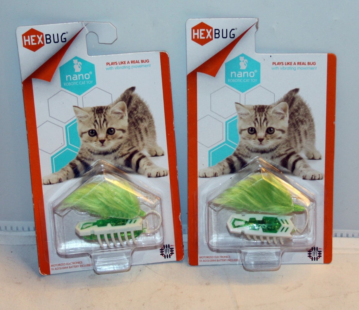 2 pcs new Hex bug Nano Robotic Cat Toy Motorized Electronics Hexbug 2 pcs new Hex bug Nano Robotic Cat Toy Motorized Electronics Hexbug