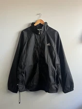 Vintage Y2K Adidas 2000s Full Zip Black Track Jacket Men’s Size Oversized Large