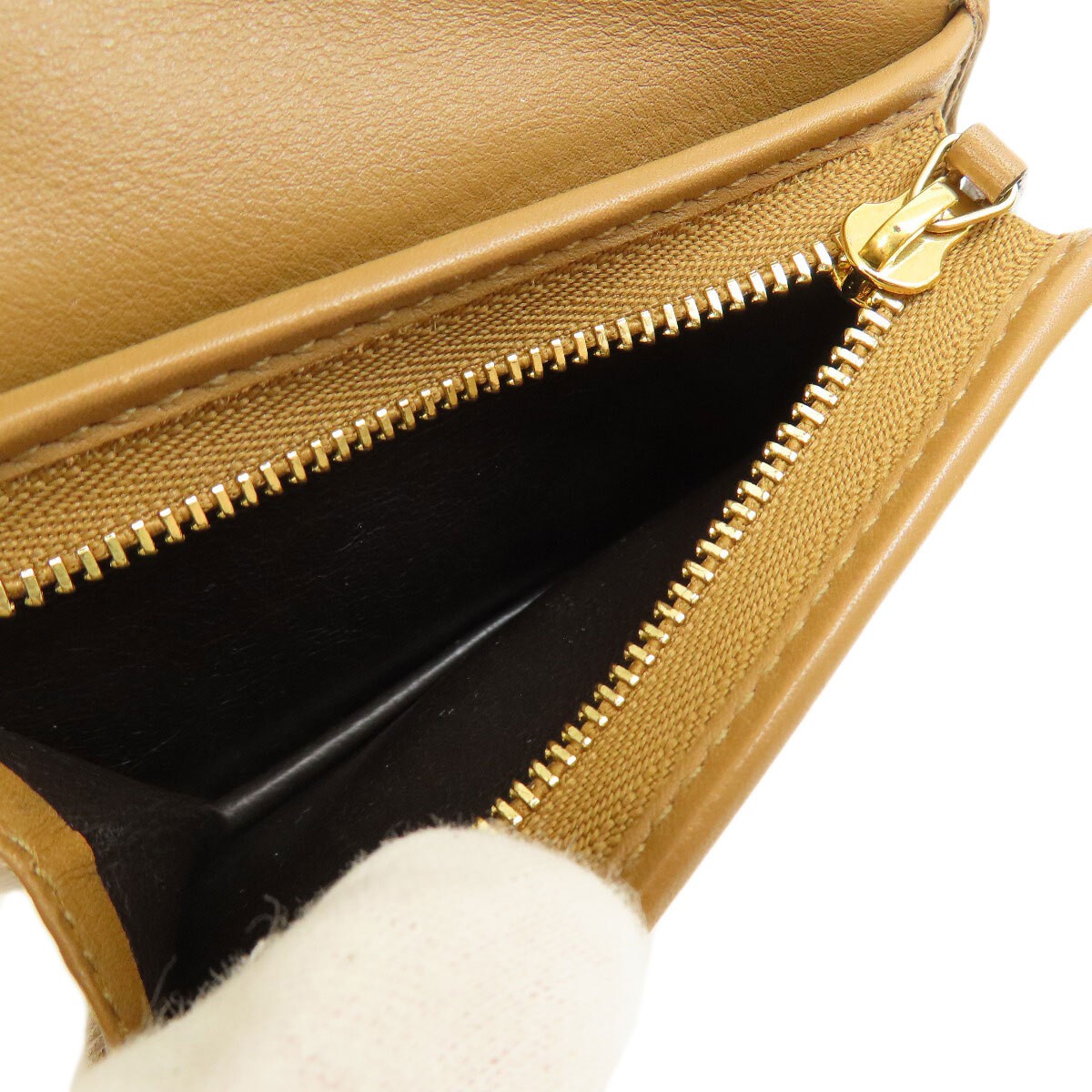 GUCCI 456126 Python Logo Hardware Compact Wallet … - image 5