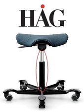 🔴 HAG Gasdruckfeder für Capisco u. Puls - 310mm Ersatz Feder Gasfeder Dämpfer