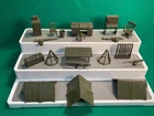 1950's marx army training center office furniture and accessories