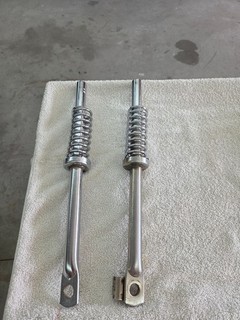 Vintage 1968 Rupp TT500 front forks with new springs