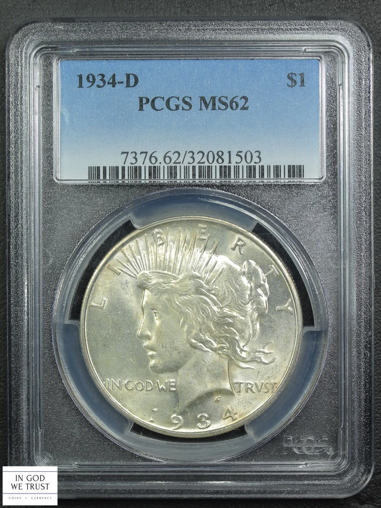 25+ D Peace Dollar 1934 for sale | Updated Oct 2026