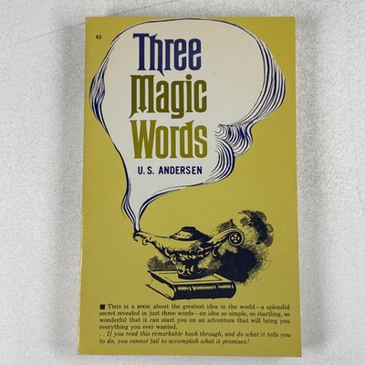 Three Magic Words U S Andersen Vintage Paperback 1974