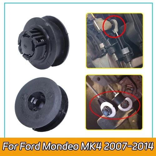 2pcs Gear Shift Selector Linkage Cable Bushing Kit For Ford Mondeo MK4 2007-2014