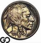 1935 Buffalo Nickel, Lustrous Sharp Gem BU++, Subtle Toning