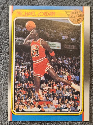 1988 Fleer #120 Michael Jordan All-Star (Vg-Ex) Chicago Bulls MVP HOF