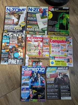 8 x PC Games Magazine u.a.  N Zone Gamepro Computer Bild Spiele 2006 - 2010