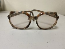 Vintage Oval Octagon Shaped Peerage Eyeglass Frames Only France Mod 60s Monselle
