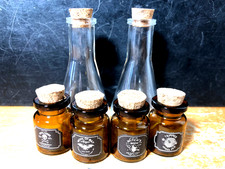 Mini Apothecary Potion Glass Poison Bottles Lab Flasks