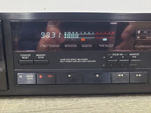 *VER VIDEO* -Funciona-De colección Denon DR-M22 3 cabezales Cassette Tape Deck/Reproductor - Imagen 5 de 15