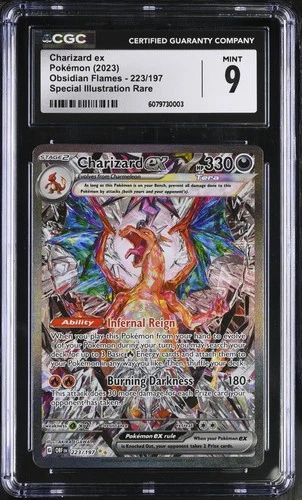 Pokemon: Obsidian Flames - Charizard EX 223/197 SIR Special Illustration CGC 9