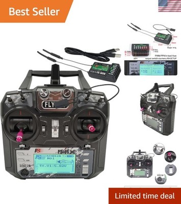RC Transmitter and Receiver FS-i6X FS-iA6B 10Ch PWM/PPM/S.bus Sky Radio System