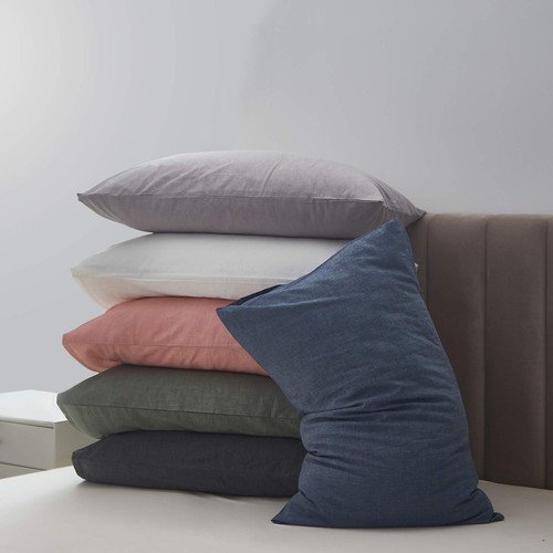 Bed Pillow Protectors Cases Covers Set of 2,100% Cotton,Soft and Cozy,Stain R...