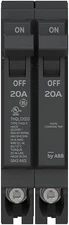 Q-Line THQLT2020 Tandem Circuit Breaker • 20A/1P & 20A/1P Dual Circuit Breake...