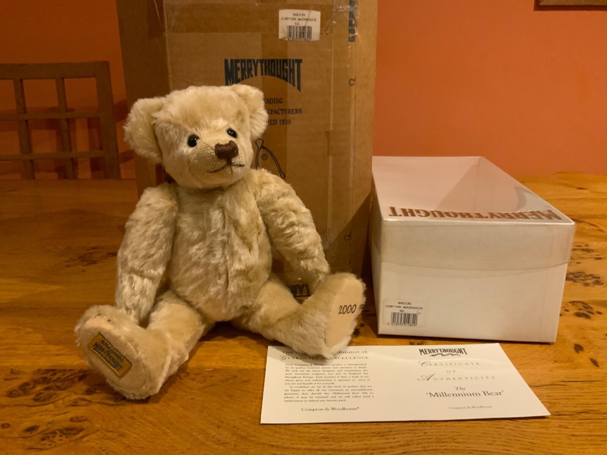 MERRYTHOUGHT, Millennium Bear, Limited Edition No. 6/200, BNIB