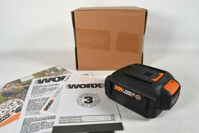 GENUINE! Worx WA3674 20V 4.0Ah Lithium-Ion Battery w/ Fuel Gauge - WA3575 WA3578