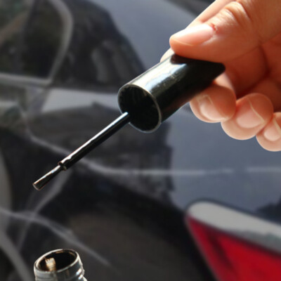 Auto Farbe Reparatur Stift klar Kratzer Entferner Touch Up Pen Zubehör（Schwarz）