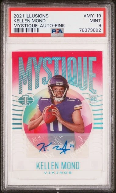 Kellen Mond Panini Illusions Mystique #MY19 Autograph-Black