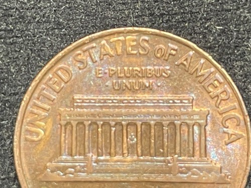 Very Cool Circ RB 1967 SMS Penny Planchet Metal Error - Picture 5 of 12