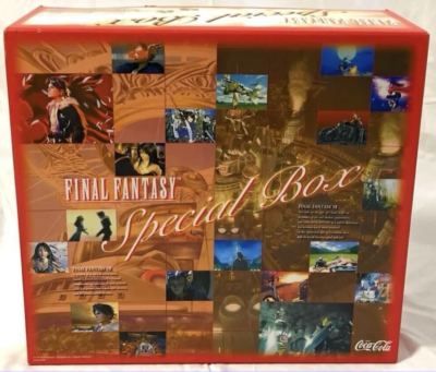 Final Fantasy Coca Cola Special box Set Figure 36 Bodies T-shirt