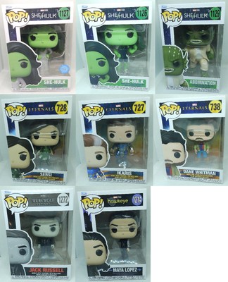 Funko Pop ! Marvel Studios She-Hulk / Hawkeye  / Eternals / Werewolf by Night