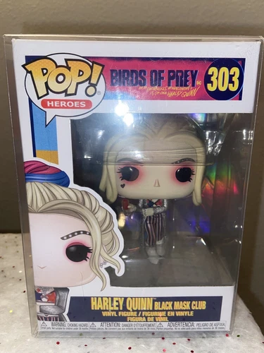 Funko Pop! Heroes Birds of Prey DC #303 Harley Quinn Black Mask Club