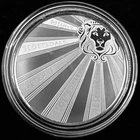 2024 Scottsdale RESERVE 1oz .999 Fine Silver Round BU in CAPSULE