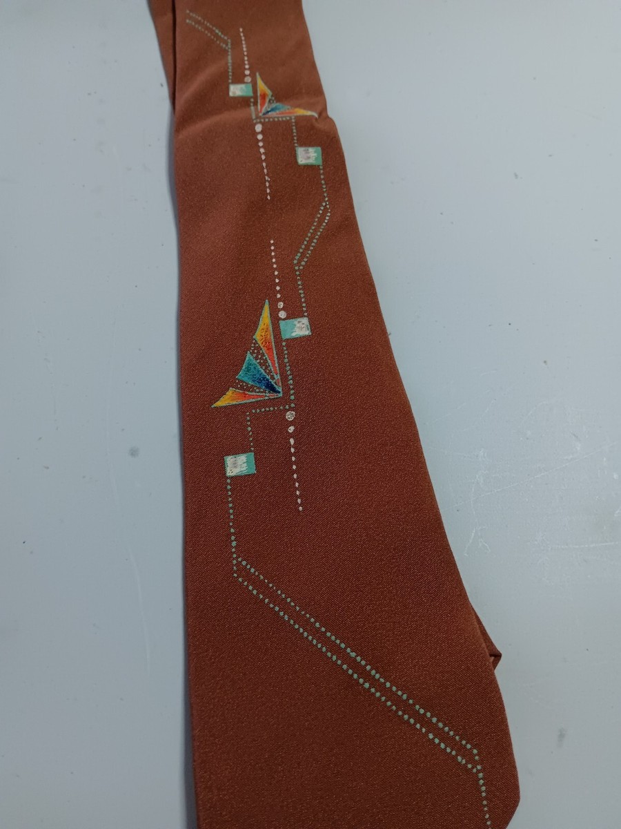 小物 50's style rockabilly striped tie Vintage 50s