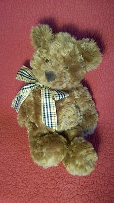 16" Gund TEDDY BEAR "HAMMOND" curly brown plush stuffed animal toy ...