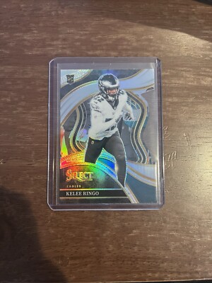 2023 Select Club Level Silver Die-Cut Prizm Kelee Ringo RC Philadelphia Eagles 