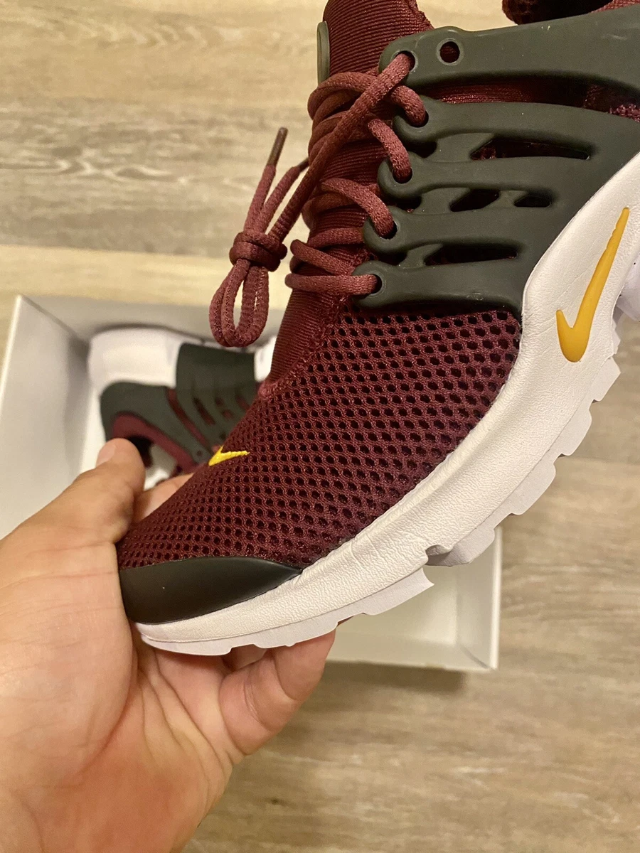 Nike ID Air Presto &#039;Nike By You&#039; Burgundy Black 846440-998 Women&#039;s 8 Men&#039;s 6.5 eBay