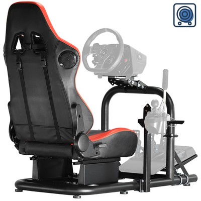 Hottoby Racing Simulator Cockpit with Bluetooth Speaker Seat Fit Logitech G923