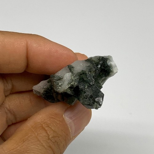 26.5g, 1.9"x1.4"x0.6", Chlorine Quartz Crystal Mineral,Specimen Terminated,B2773 - Picture 6 of 9