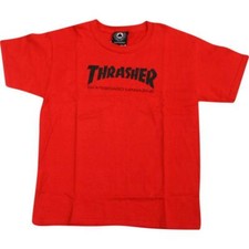 Thrasher Magazine Mag Logo Red Youth T-Shirt - Youth X-Small