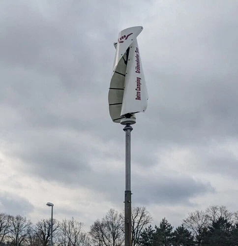 3KW 48V Vertikale Windkraftanlage Low Lärm Windgenerator mit Grid Wechselrichter - Bild 20 von 21