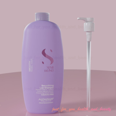 Alfaparf Semi Di Lino Smoothing Shampoo 1000ml 1L + Pumpe