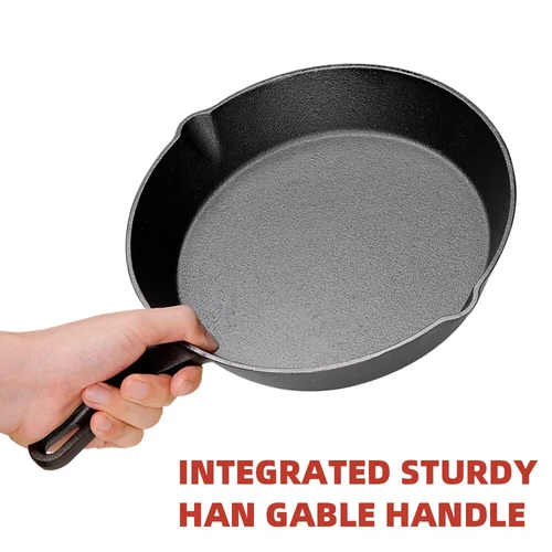 Non Stick Frying Pan 3-Piece Set Cast Iron Steak Skillet Cookware Cook Frypan AU - Picture 7 of 10