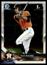2018 Bowman Draft Chrome Alex McKenna Houston Astros #BDC-99