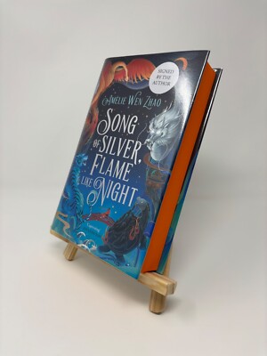 Song of Silver Flame Like Night: Waterstones SPRAYED + SIGNED by Amelie Wen Zhao