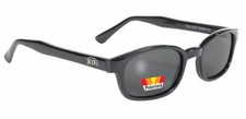 KD's Originall Sunglasses, Black Frames / POLARIZED / Grey Lens,