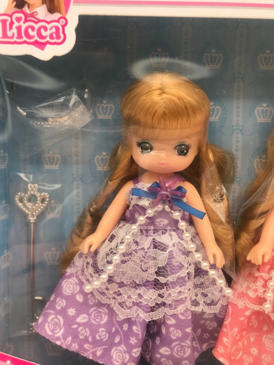 Takara TOMY Japan Licca Chan's Twins Sister Miki&Maki 4in Doll