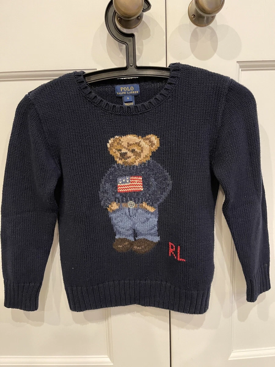 Polo bear sweater kids cheap