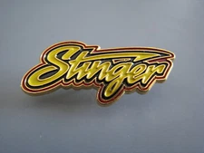 STACKER 2 STINGER LOGO ENERGY DRINK HAT LAPEL PIN