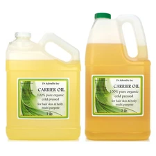 ORGANIC 100% PURE NATURAL CARRIER OILS BY DR.ADORABLE 128 OZ/1 GALLON/7 LB