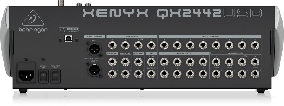 Behringer QX2442USB Mixer & KLARK TEKNIK FX Lamp -Tested- - Image 4 of 4